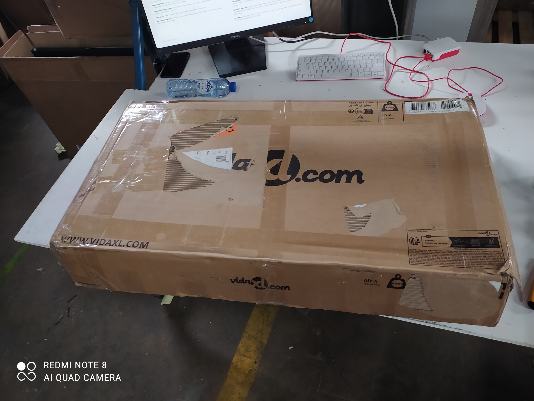 vidaXL Eettafel Bruin Eiken 140cm - 60% Korting!
