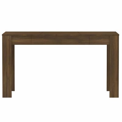 vidaXL Eettafel Bruin Eiken 140cm - 60% Korting!