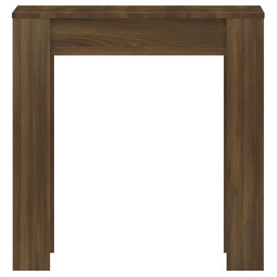 vidaXL Eettafel Bruin Eiken 140cm - 60% Korting!