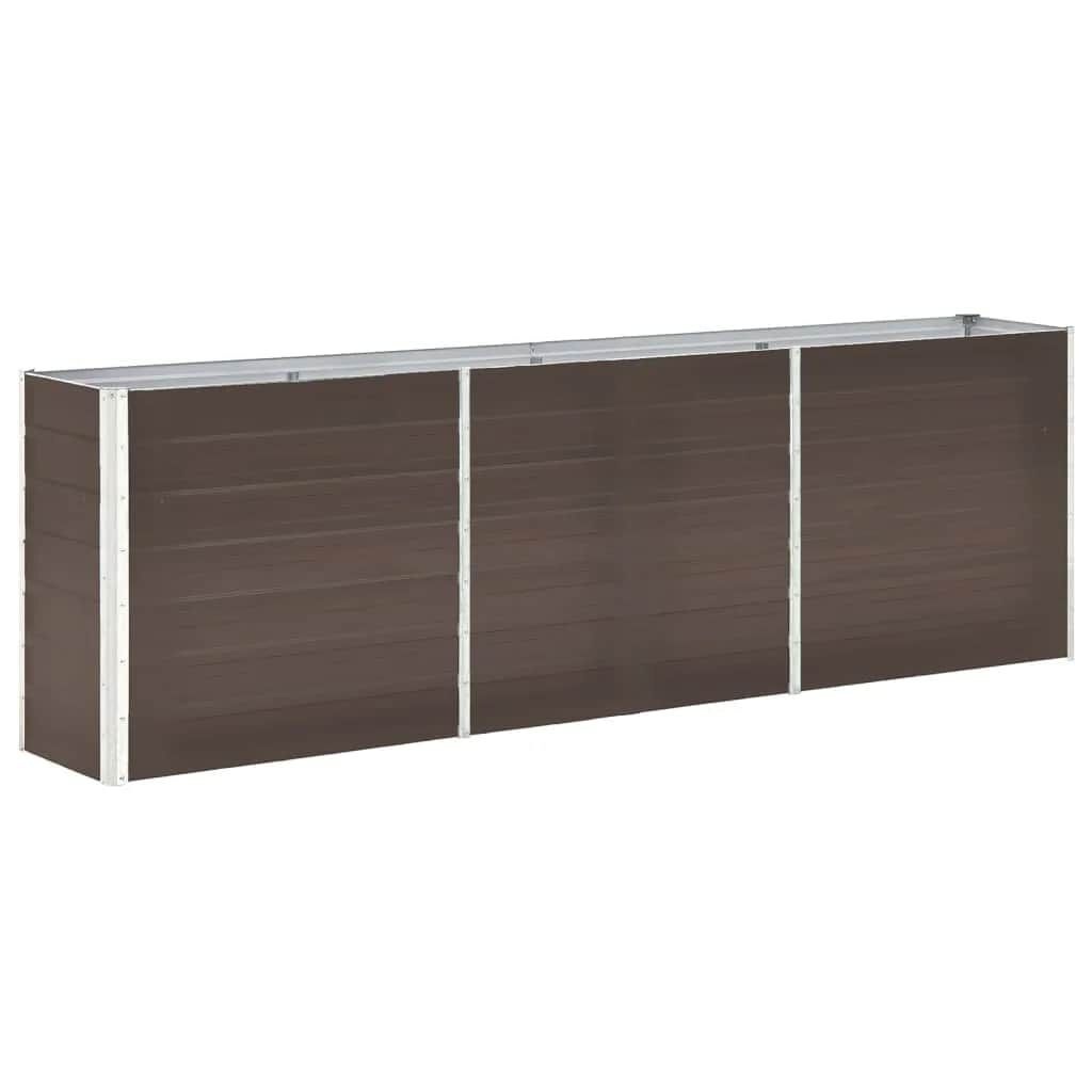 VidaXL Verhoogde Plantenbak 240cm Bruin - 60% Korting!