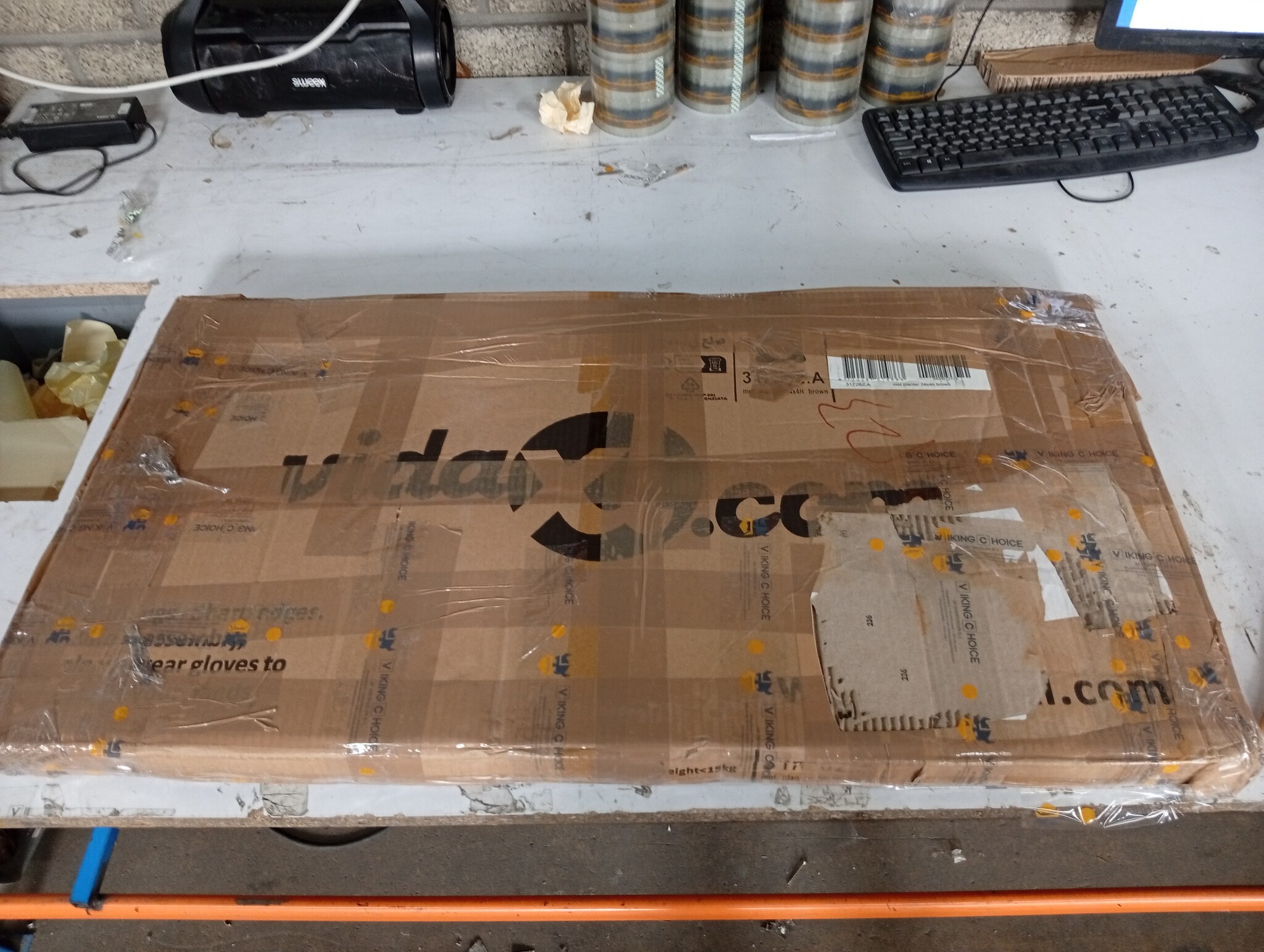 VidaXL Verhoogde Plantenbak 240cm Bruin - 60% Korting!