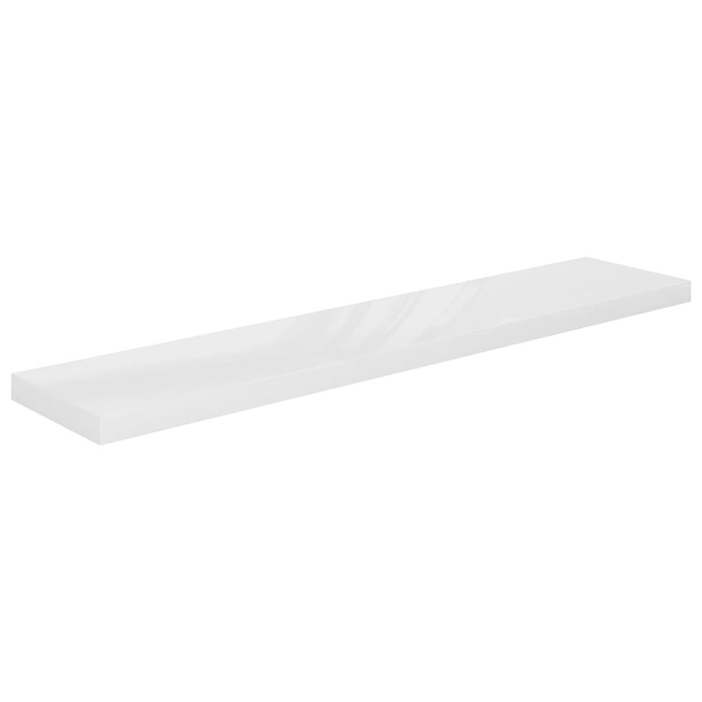 vidaXL Wandplanken Hoogglans Wit - 120cm - 35% Korting!