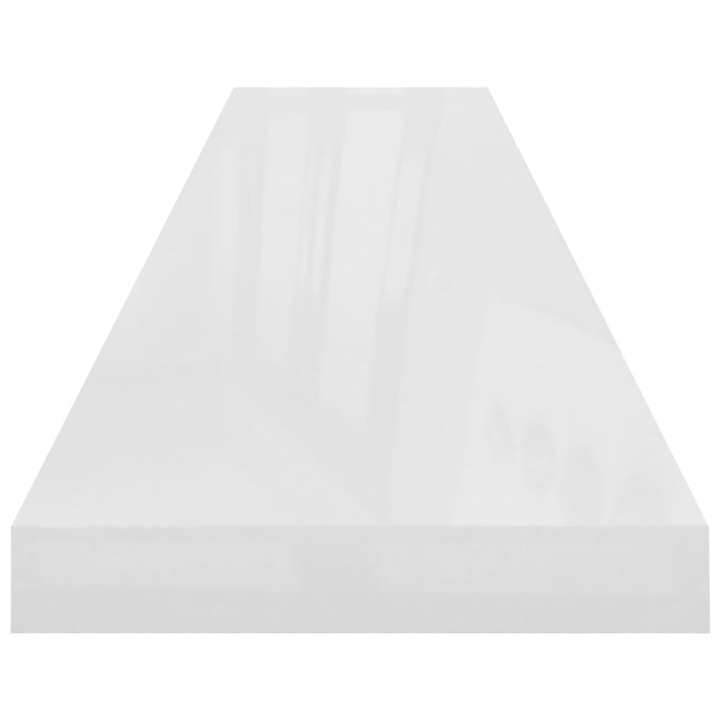 vidaXL Wandplanken Hoogglans Wit - 120cm - 35% Korting!