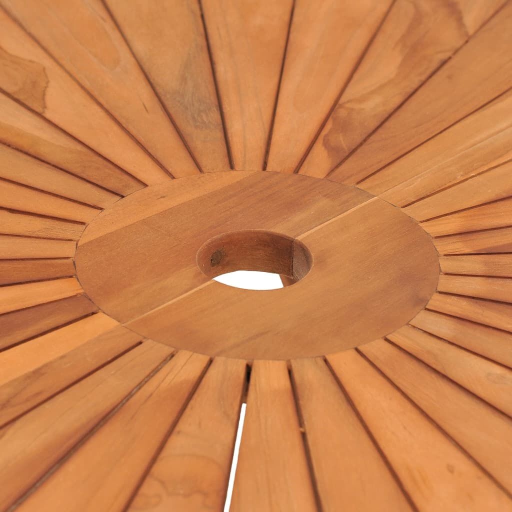 vidaXL Teakhouten Tuintafel Inklapbaar Ø85cm - 35% Korting!
