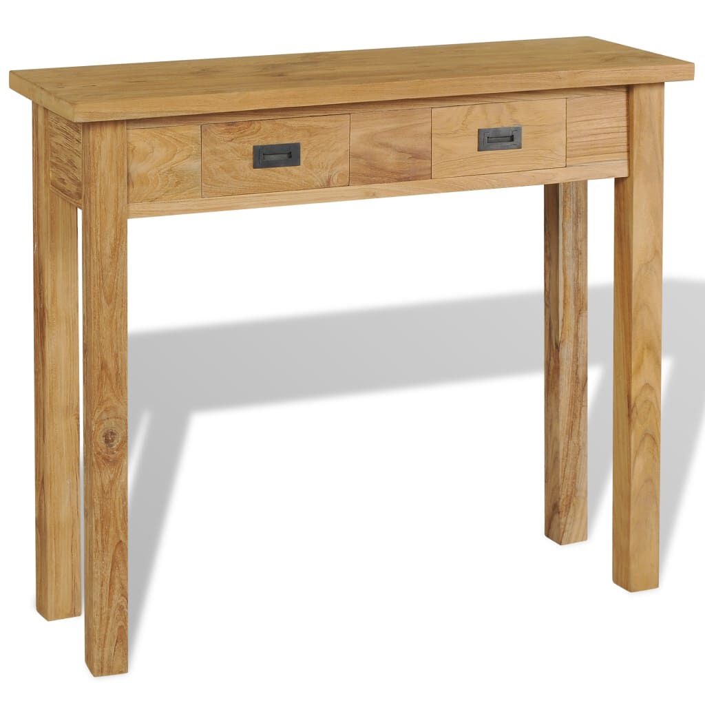 VidaXL Wandtafel Teakhout 90cm - 35% Korting!