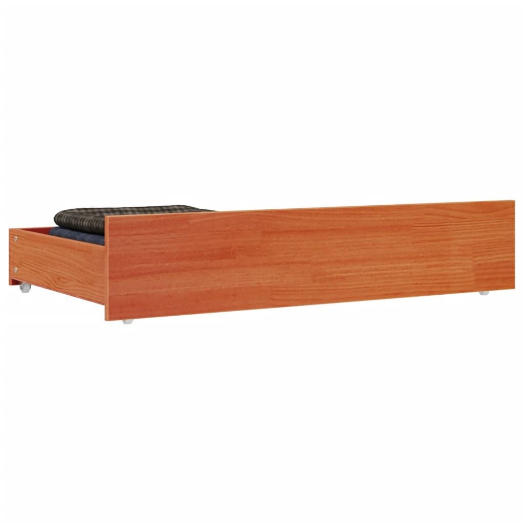 VidaXL Bedlades Grenenhout Wasbruin - 4 Stuks - 47% Korting!