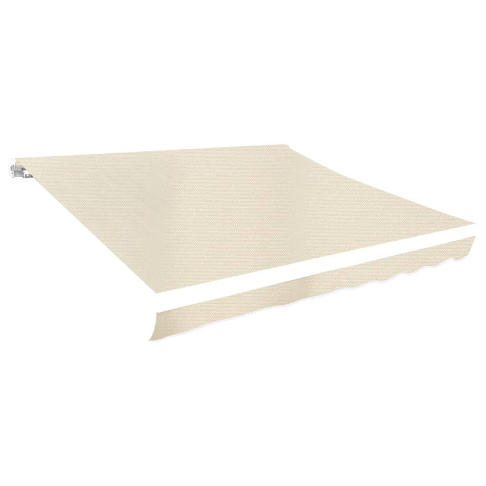 vidaXL Luifeldoek 4x3m Crème - Scheur, 55% Korting!