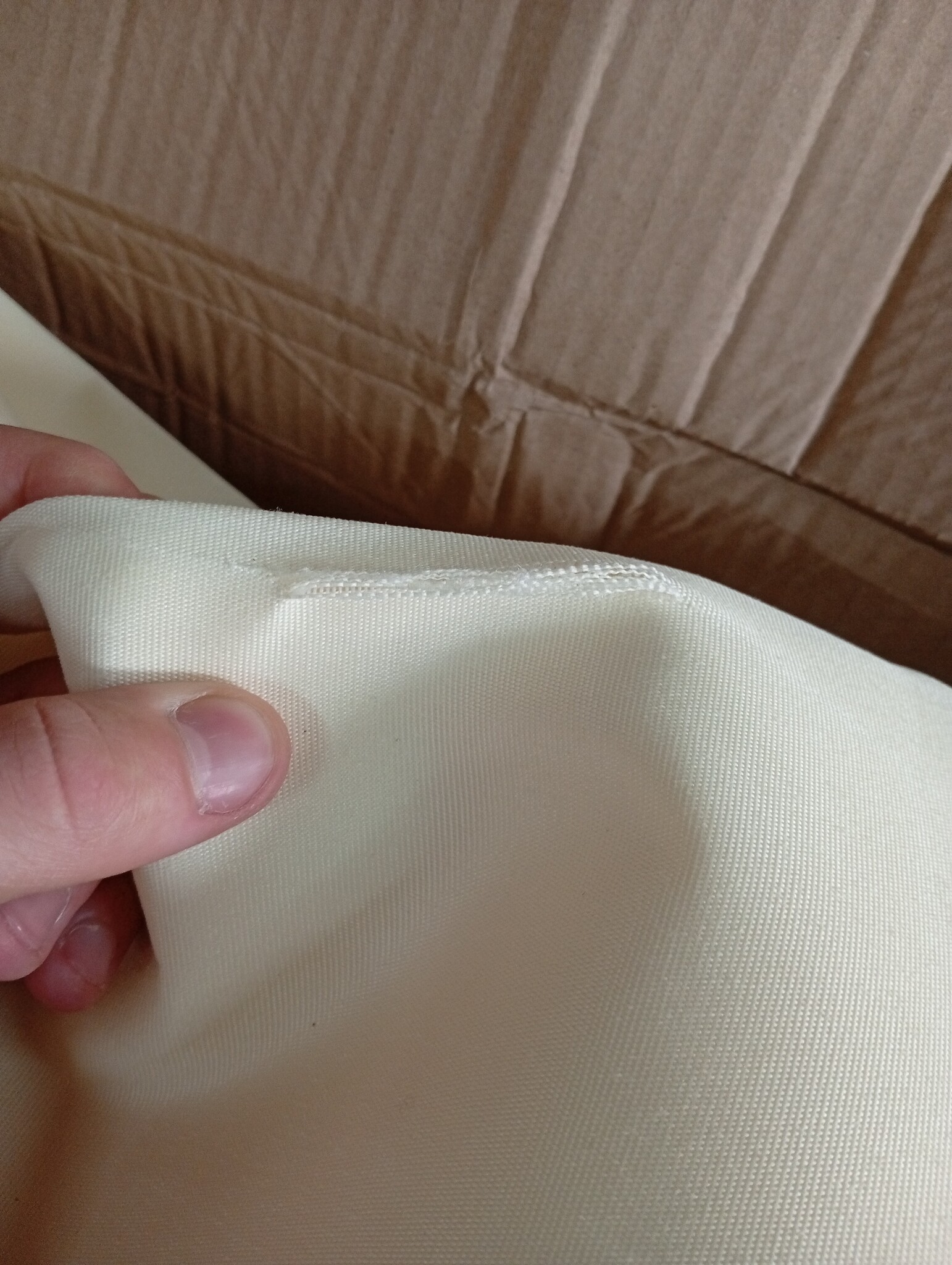 vidaXL Luifeldoek 4x3m Crème - Scheur, 55% Korting!