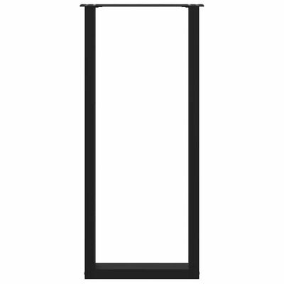 Salontafelpoten U-vorm Zwart - 50x110cm - 41% Korting!