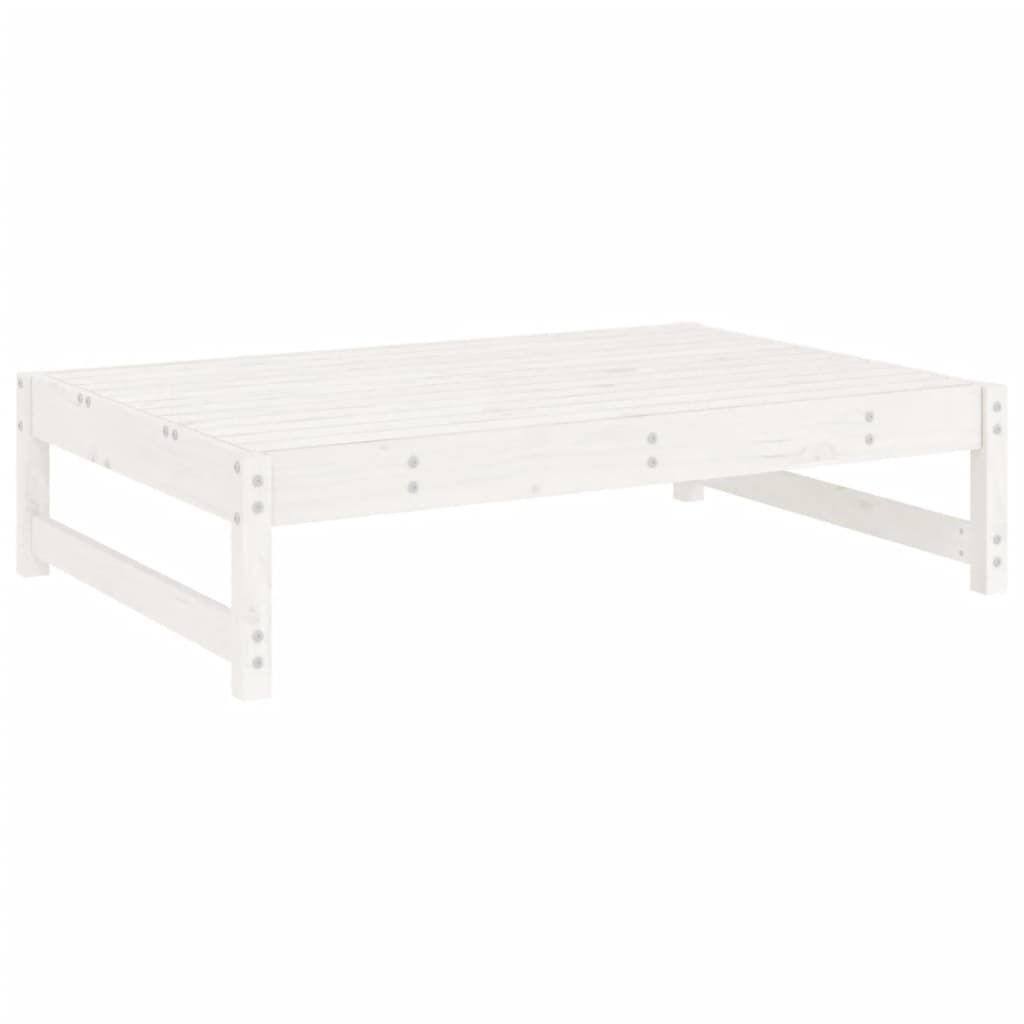 VidaXL Loungeset Grenenhout Wit 4-delig -45%!