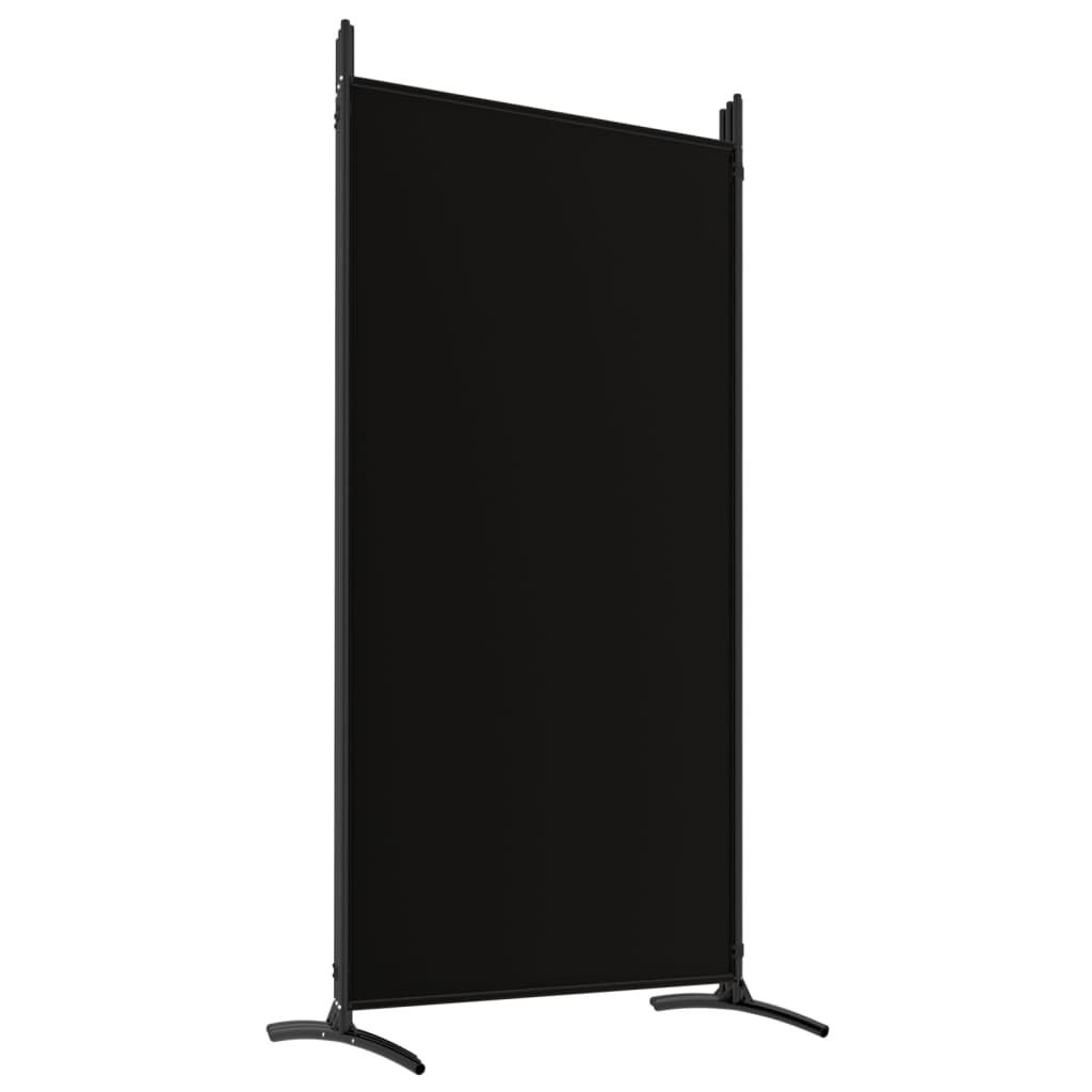 Kamerscherm 5 Panelen Zwart 433cm - Zo Goed Als Nieuw - 35% Korting!