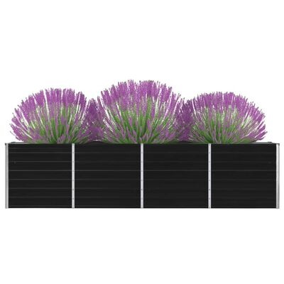 VidaXL Verhoogde Plantenbak 320cm Antraciet - 35% Korting!