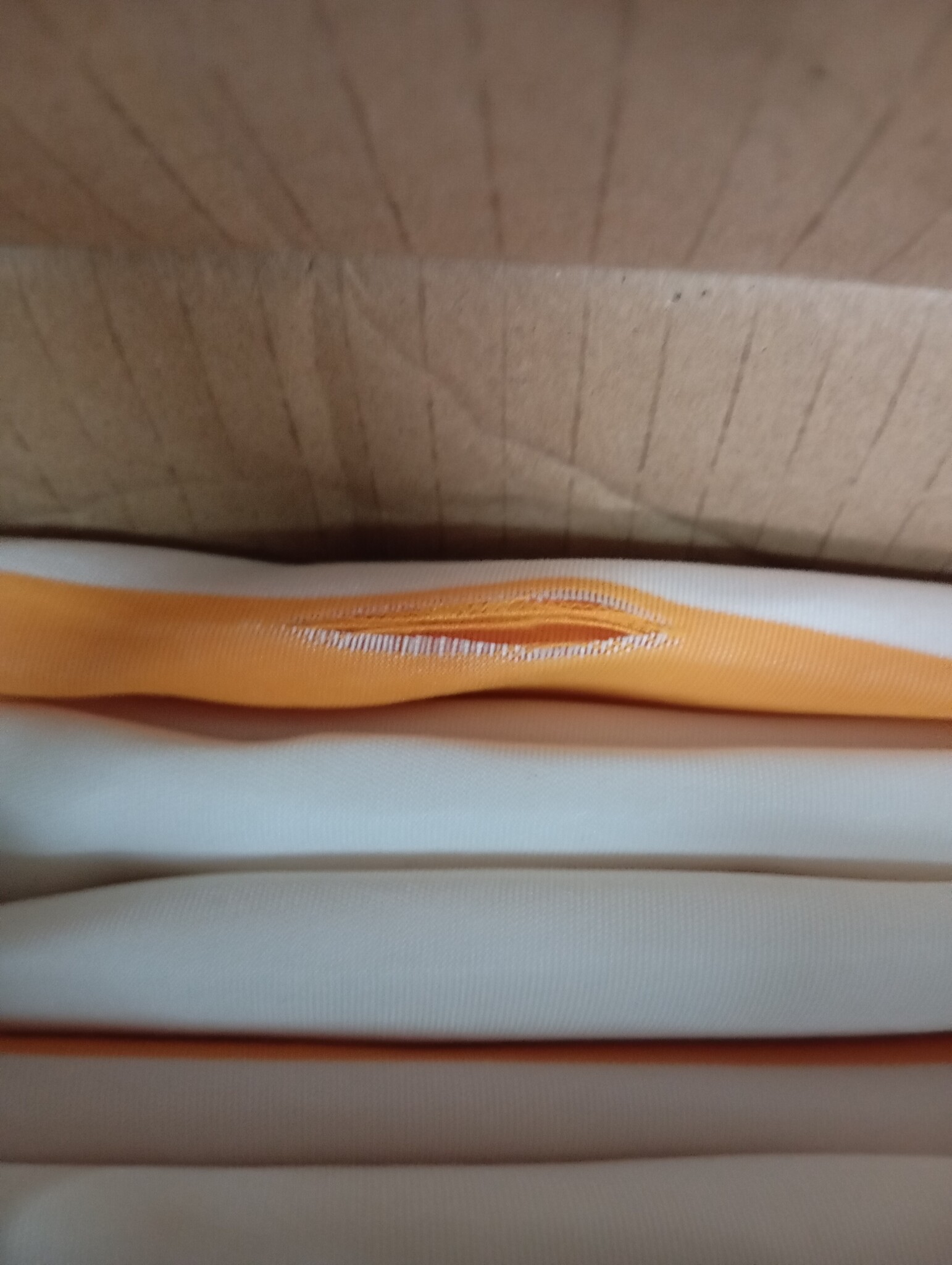 vidaXL Luifeldoek 350x250 Oranje/Wit - 55% Korting! (Scheur)
