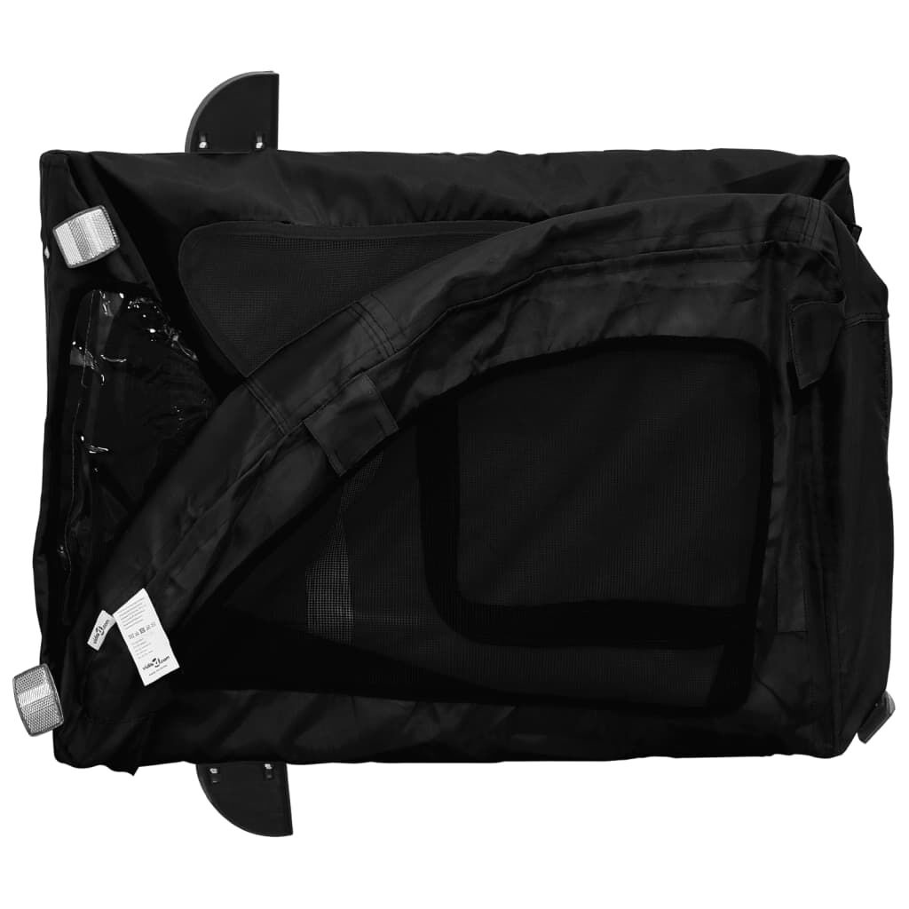 Hondenfietskar vidaXL Zwart - 35% Korting!
