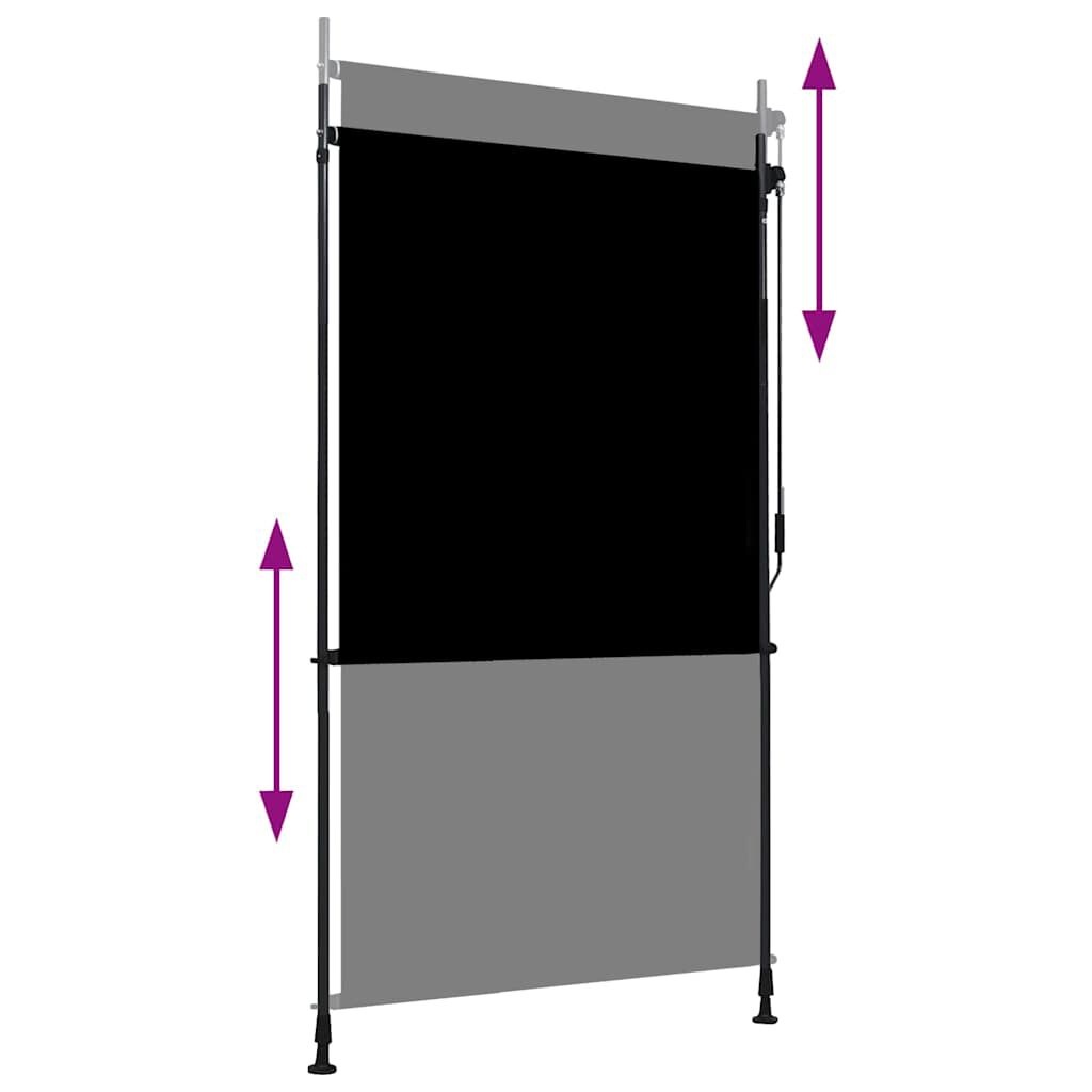 Rolgordijn Buiten 120x270 Antraciet - 35% Korting!