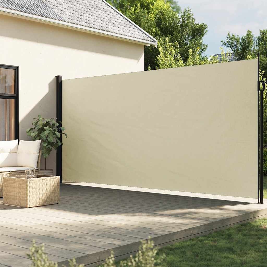 VidaXL Uittrekbaar Windscherm 200x500cm Crème -35% Korting!