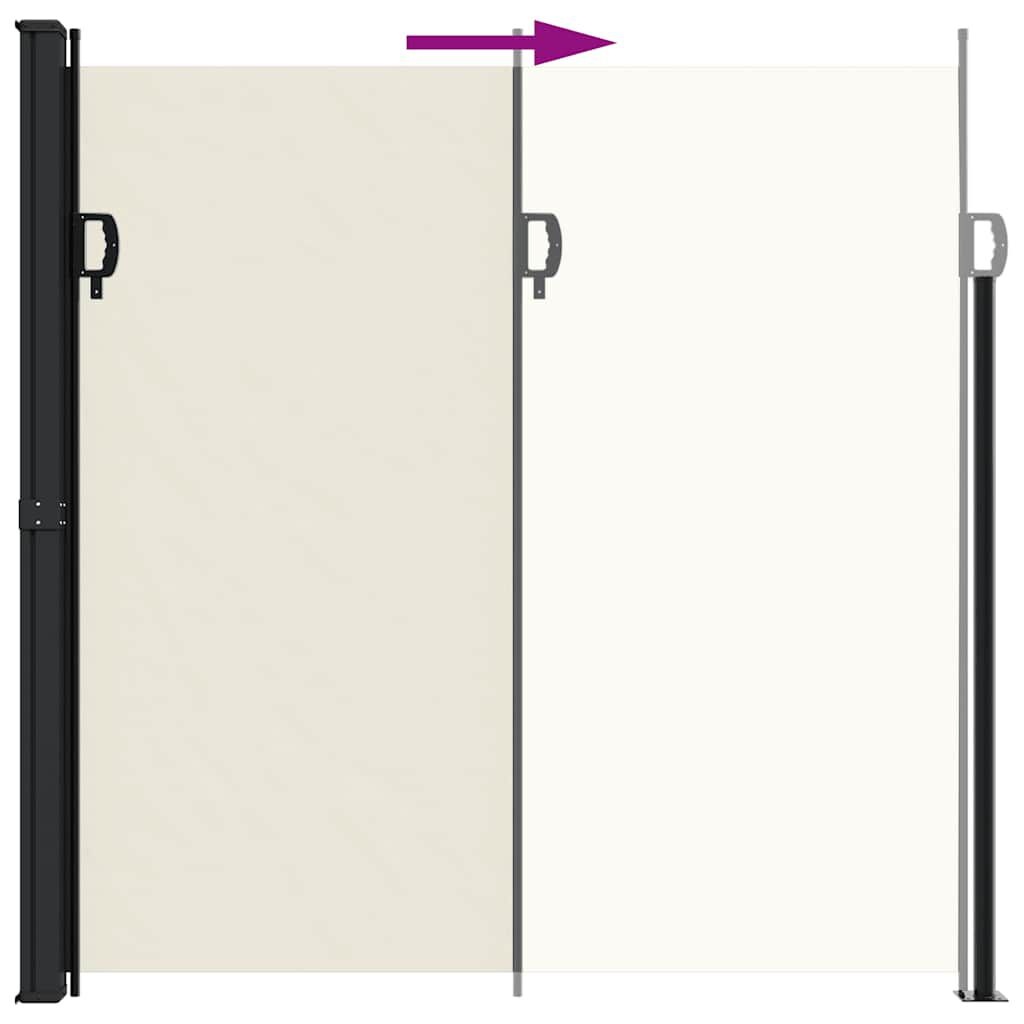 VidaXL Uittrekbaar Windscherm 200x500cm Crème -35% Korting!