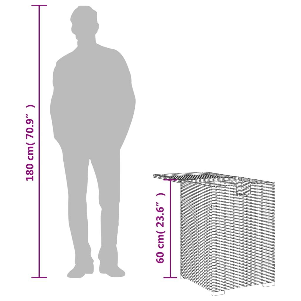 vidaXL Gasfles Afdekkast Beige - 35% Korting!