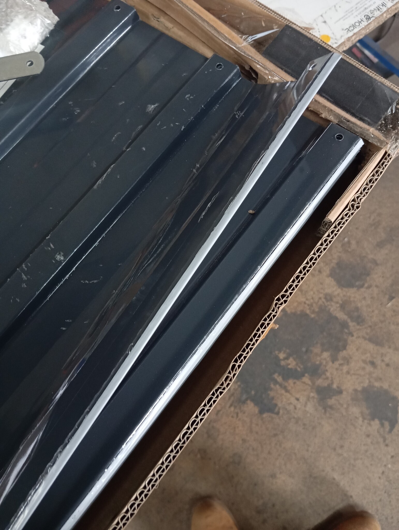 vidaXL Verhoogde Plantenbak 240cm Antraciet -50%! Gegalvaniseerd Staal