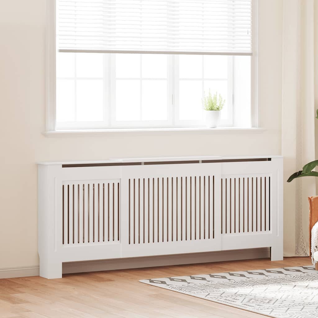 Radiatorombouw Wit MDF 205cm - 35% Korting!