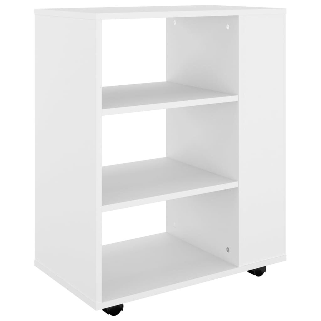 vidaXL Rolkast Wit 60x35x75cm - 35% Korting! Gebruikssporen
