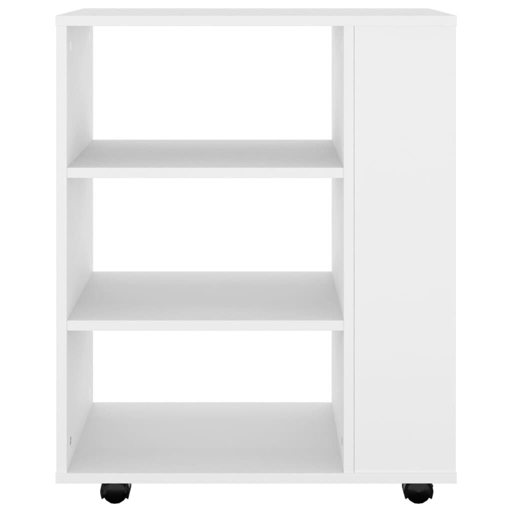 vidaXL Rolkast Wit 60x35x75cm - 35% Korting! Gebruikssporen