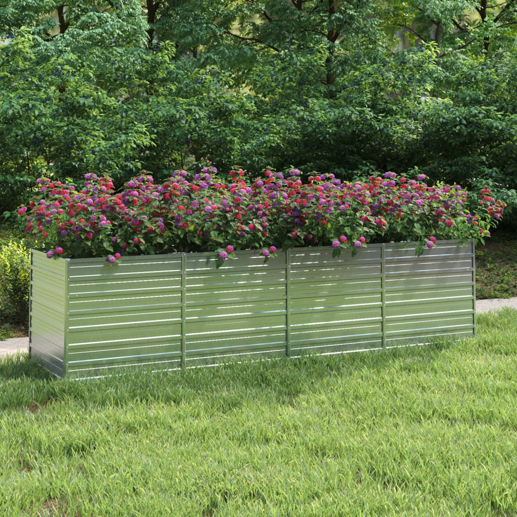 VidaXL Verhoogde Plantenbak 320cm - Gegalvaniseerd Staal - 35% Korting!