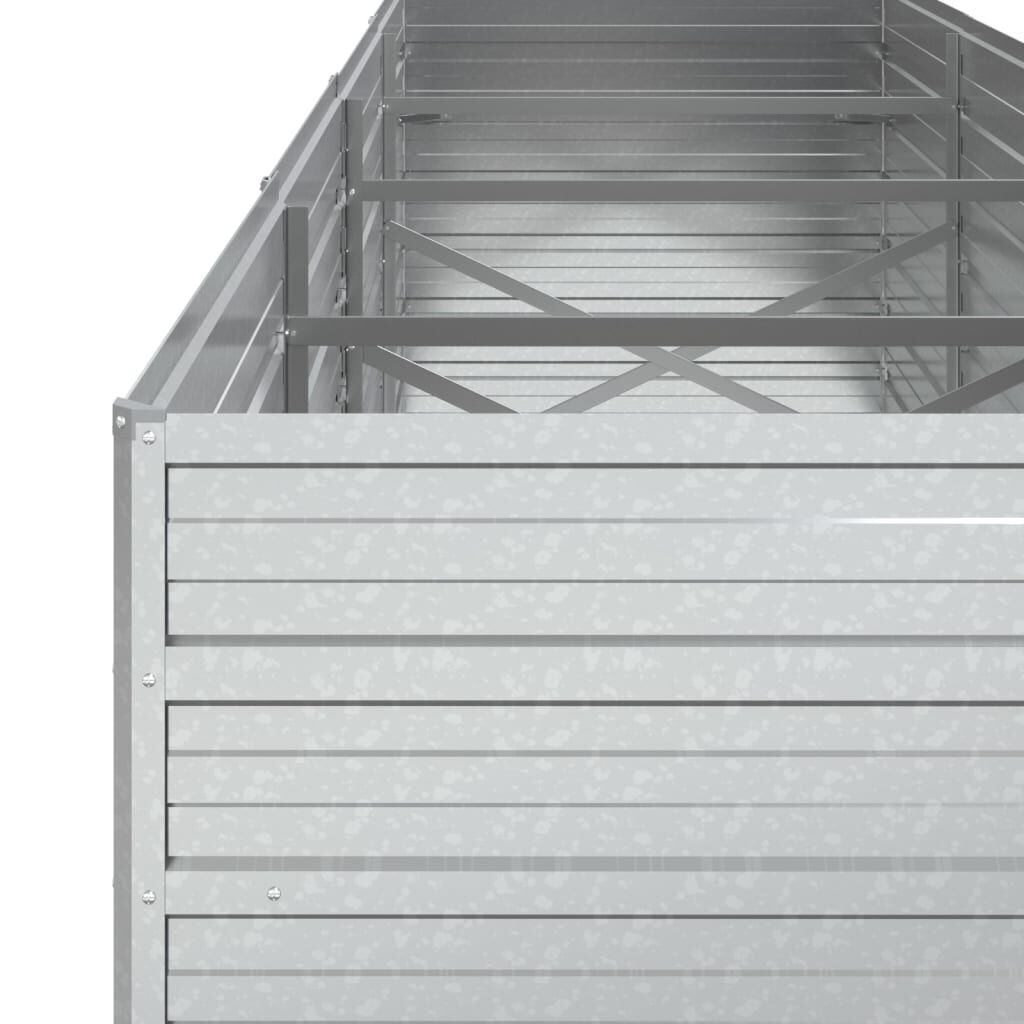 VidaXL Verhoogde Plantenbak 320cm - Gegalvaniseerd Staal - 35% Korting!