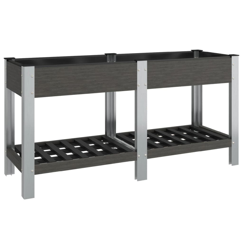 VidaXL Verhoogde Plantenbak met Schap - 150cm - 35% Korting!