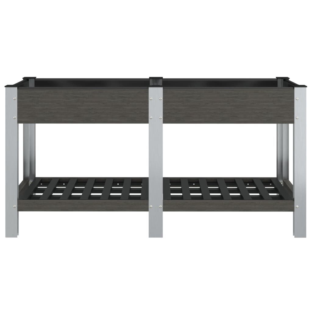 VidaXL Verhoogde Plantenbak met Schap - 150cm - 35% Korting!