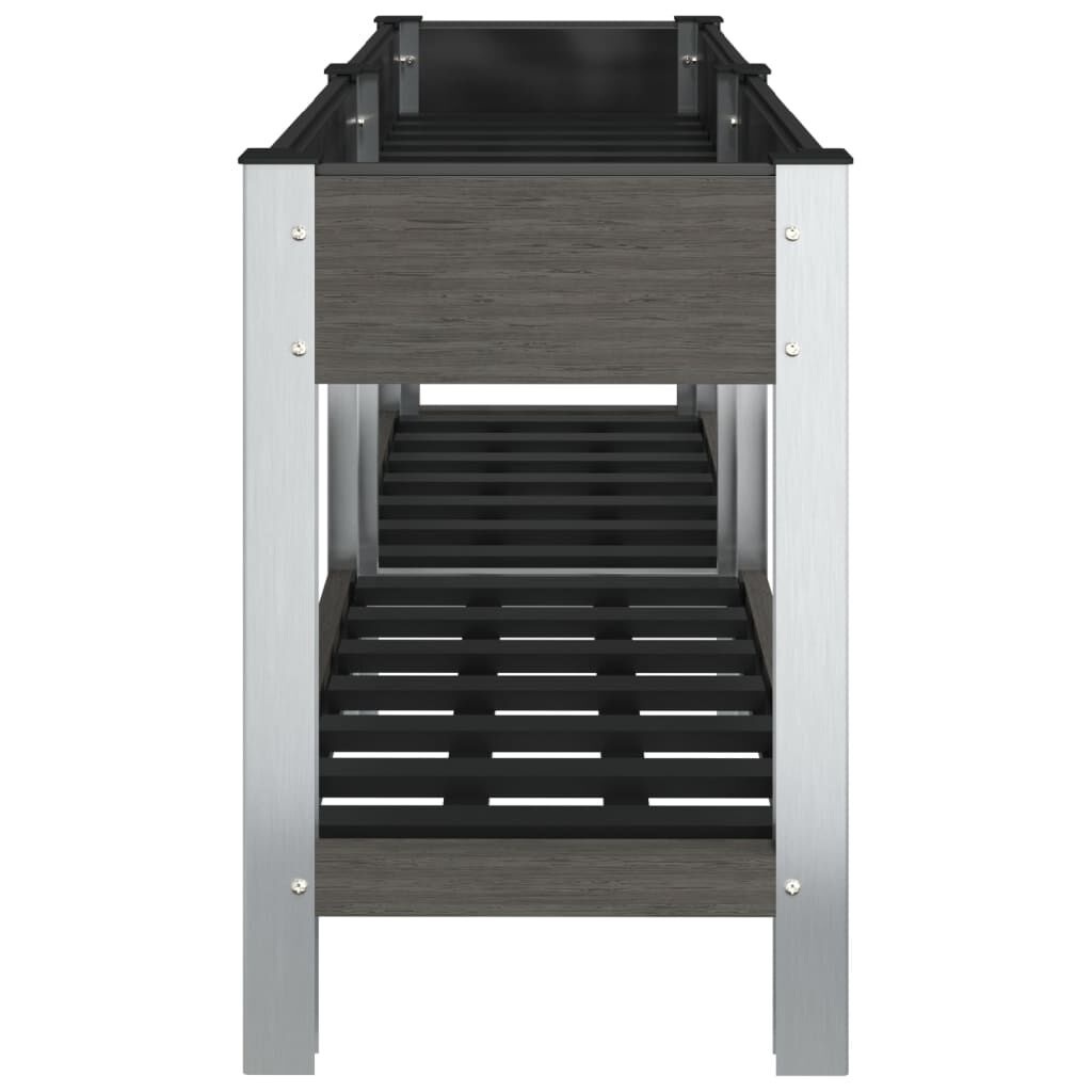 VidaXL Verhoogde Plantenbak met Schap - 150cm - 35% Korting!