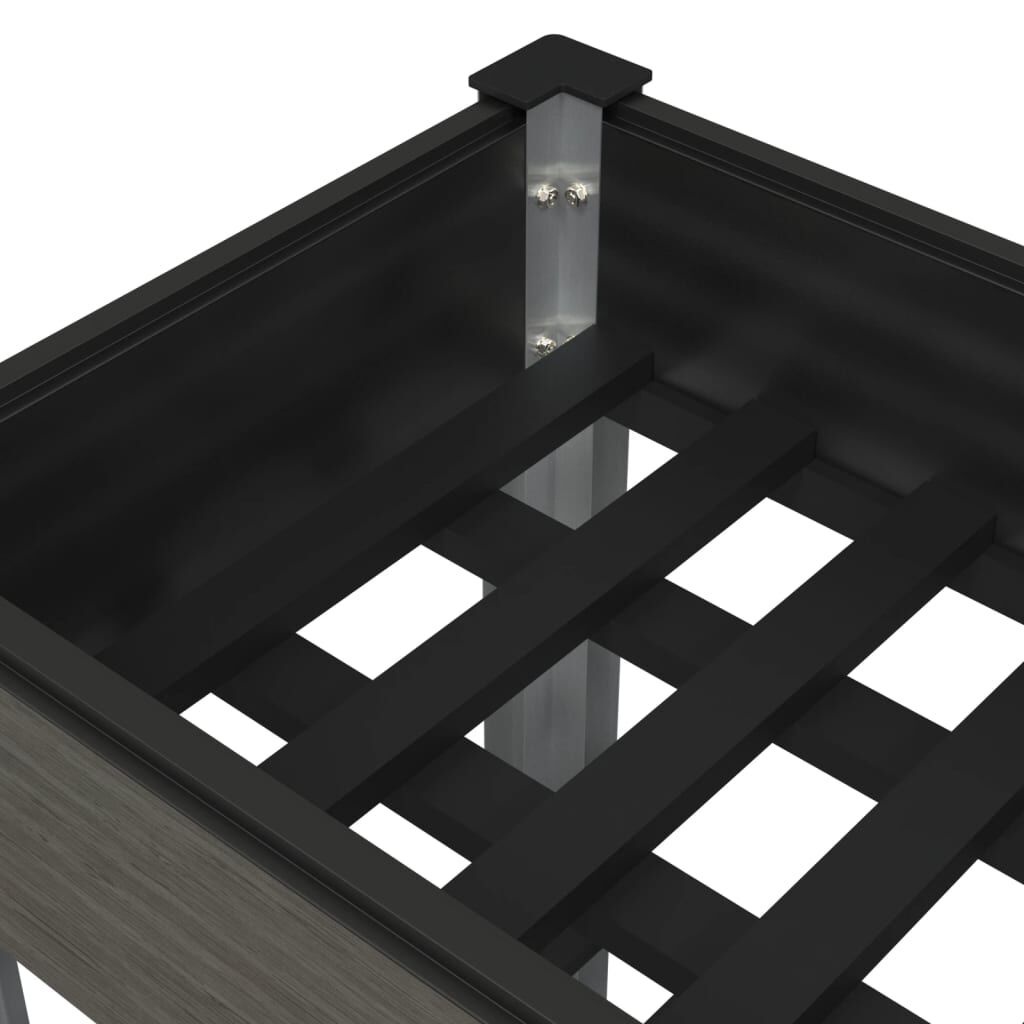 VidaXL Verhoogde Plantenbak met Schap - 150cm - 35% Korting!