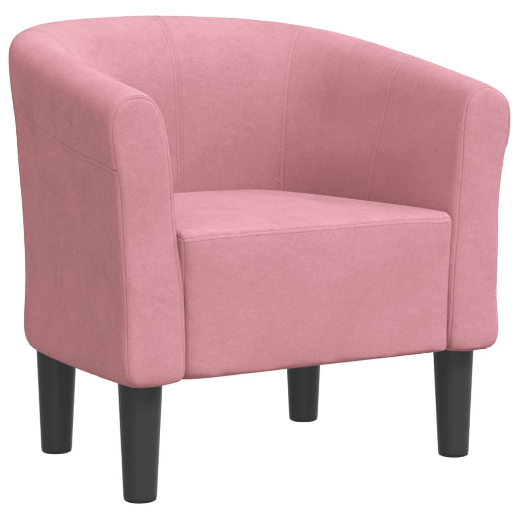 Roze Fluweel Kuipstoel - Retourdeal! 50% Korting!