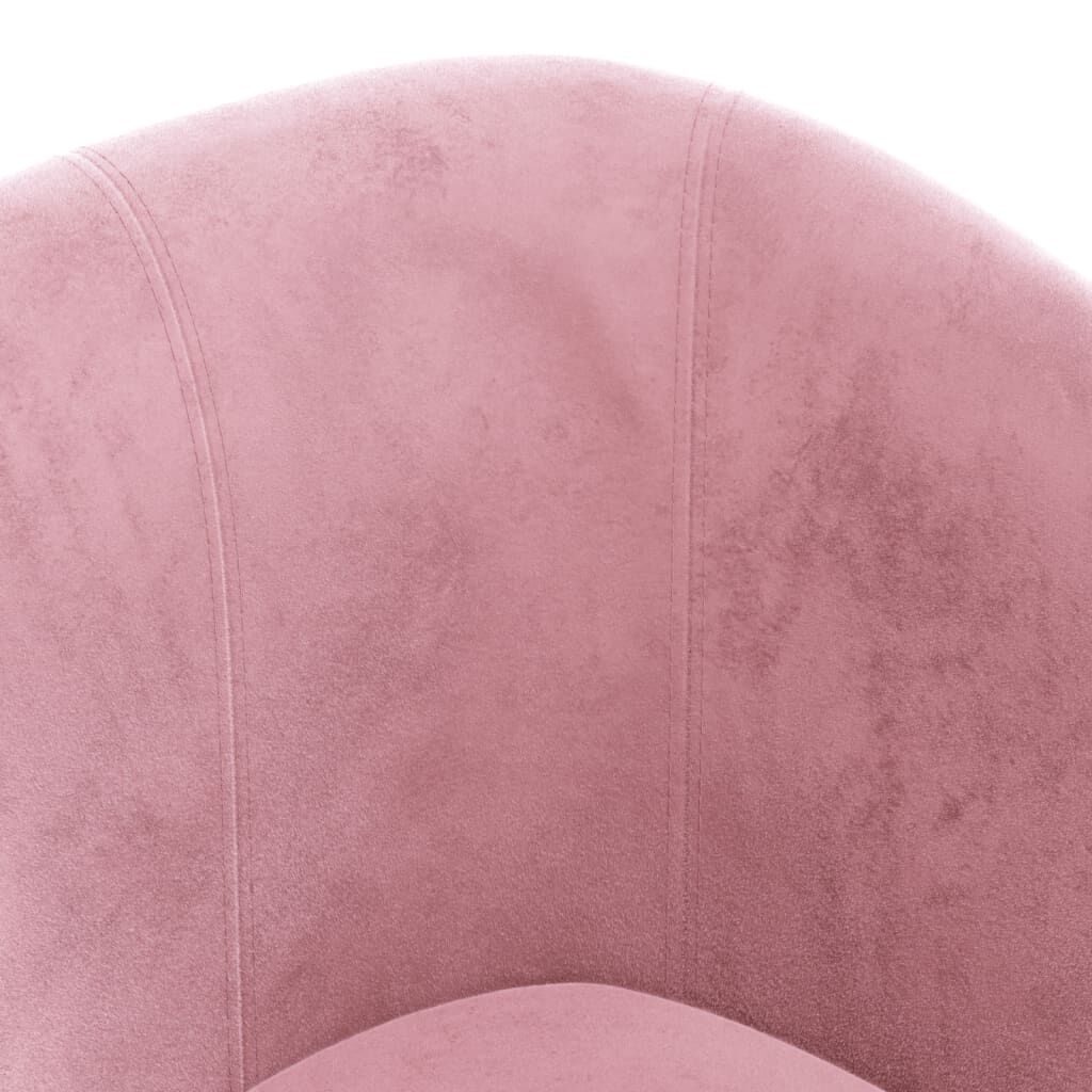 Roze Fluweel Kuipstoel - Retourdeal! 50% Korting!