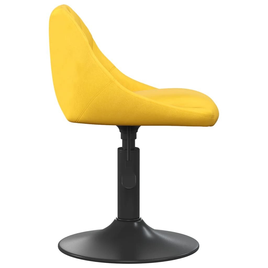VidaXL Barkruk Mosterdgeel - Scheur - 55% Korting!