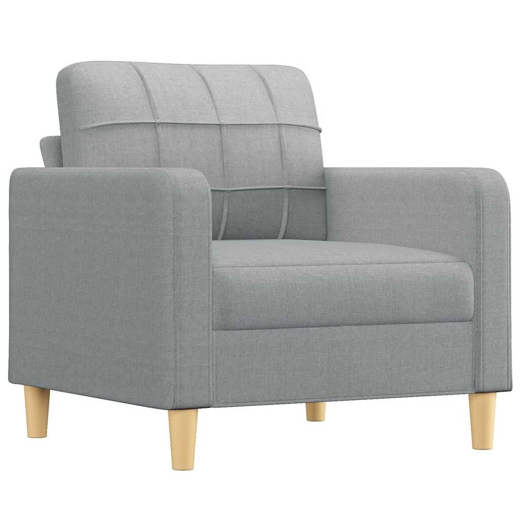 vidaXL Fauteuil Lichtgrijs -50% Korting! Zo Goed Als Nieuw!