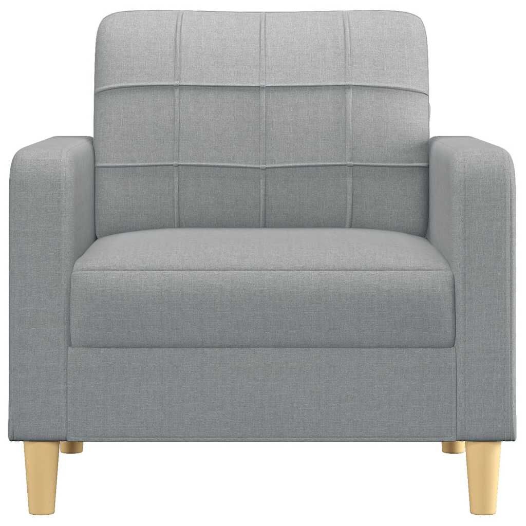 vidaXL Fauteuil Lichtgrijs -50% Korting! Zo Goed Als Nieuw!