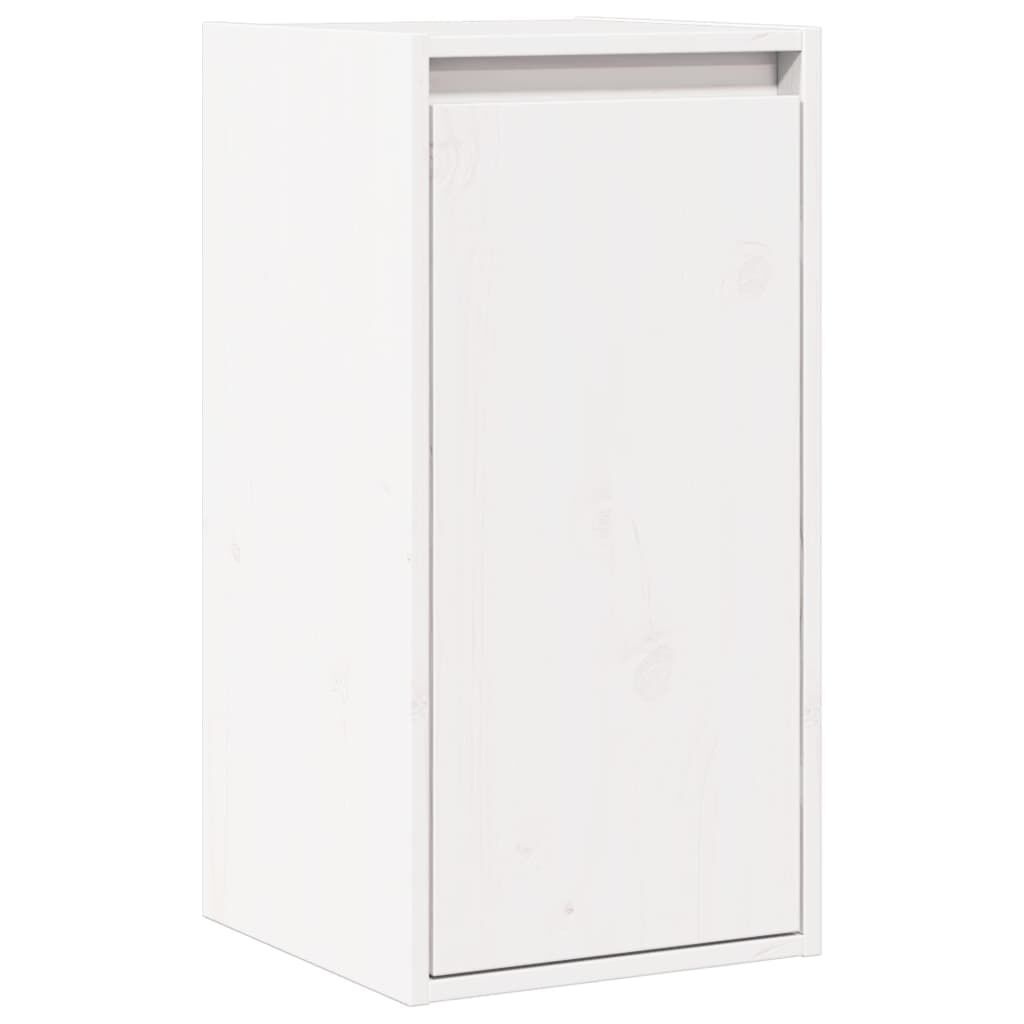 Wandkast Grenenhout Wit 30x30x60cm - 65% Korting!