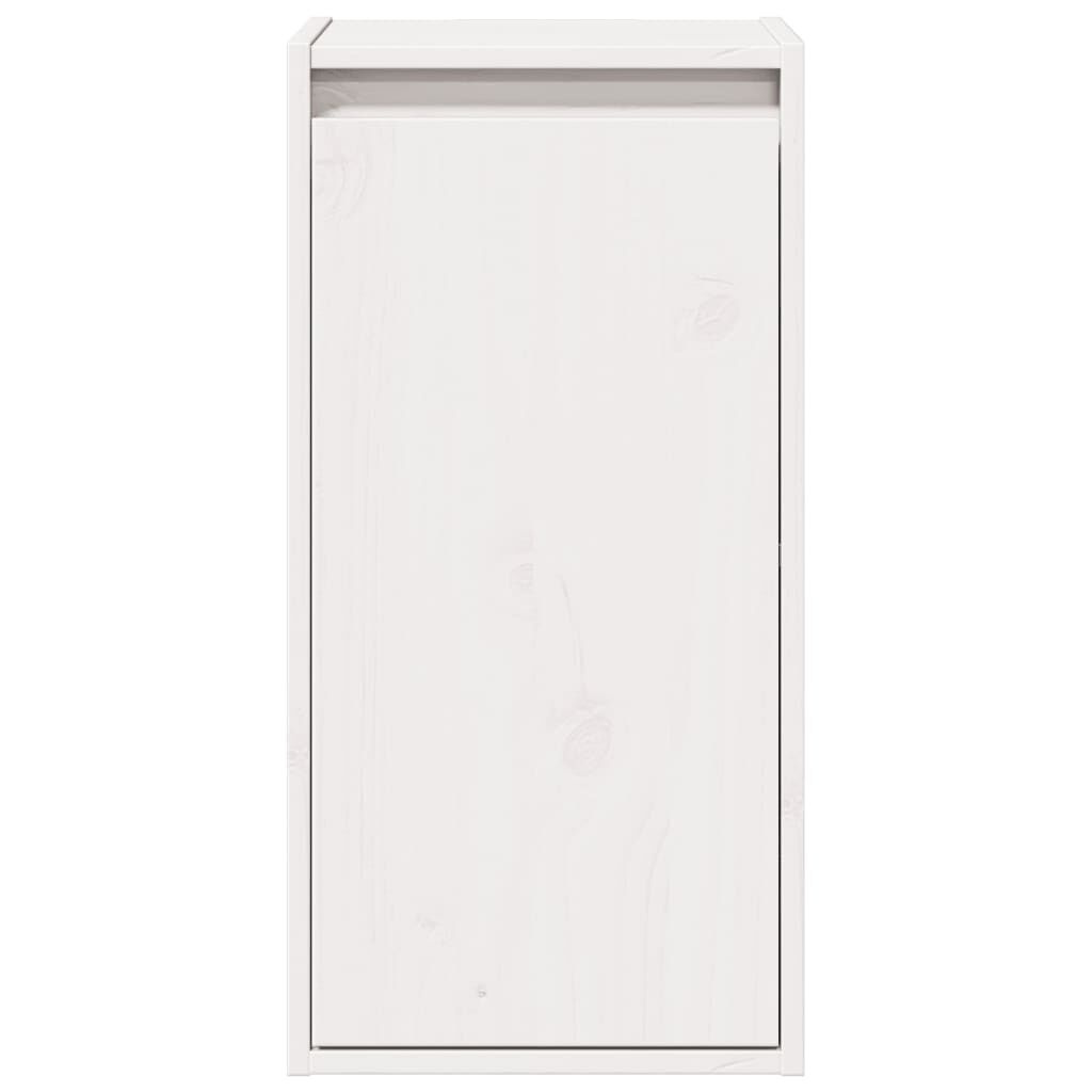 Wandkast Grenenhout Wit 30x30x60cm - 65% Korting!
