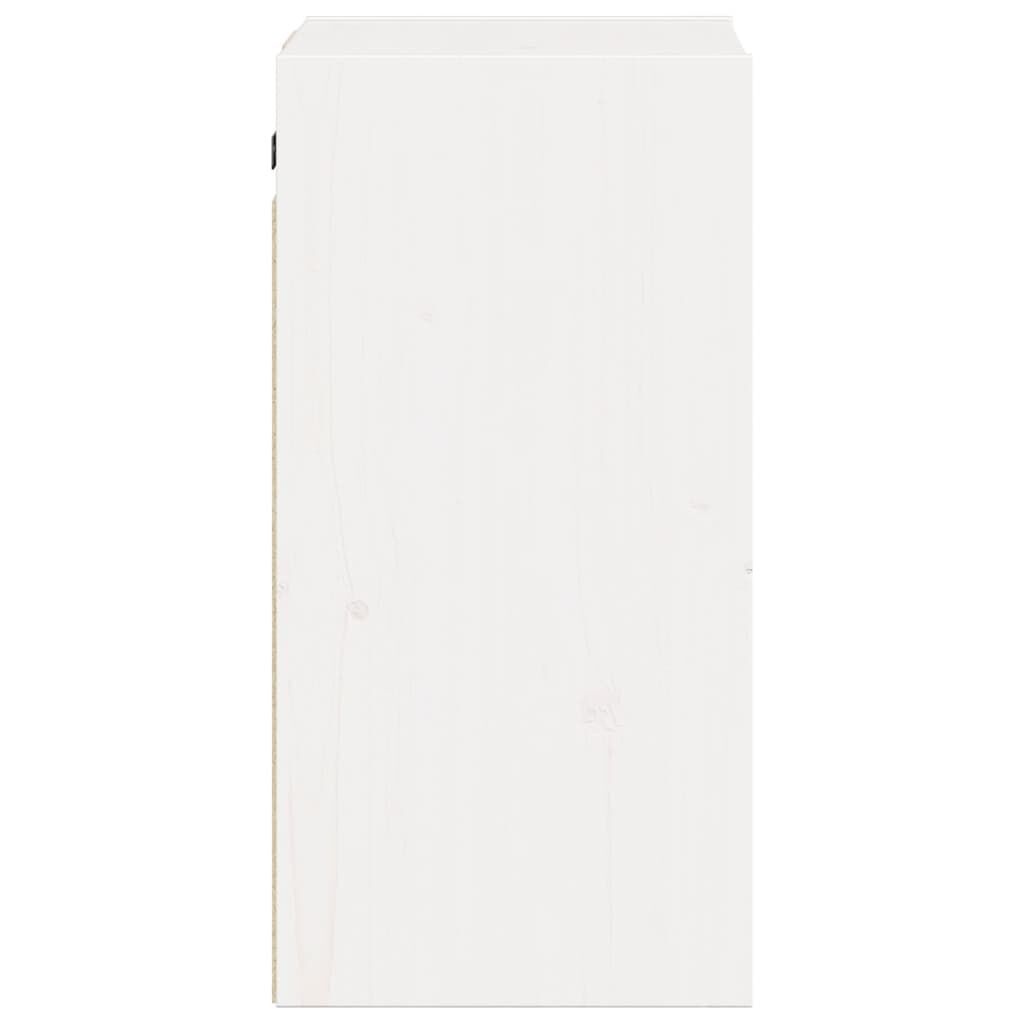 Wandkast Grenenhout Wit 30x30x60cm - 65% Korting!