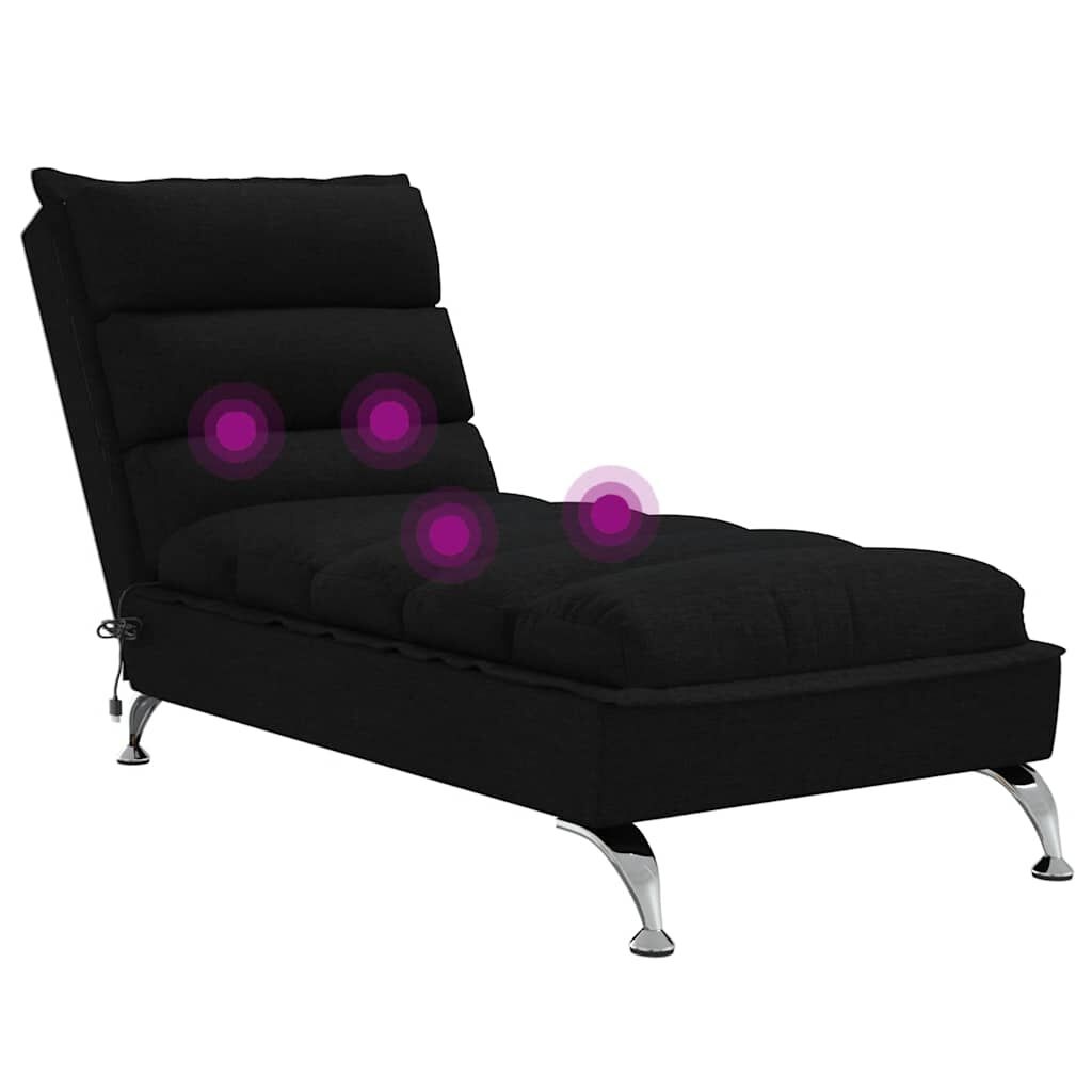 Massage Chaise Longue Zwart - 42% Korting! Zo Goed Als Nieuw