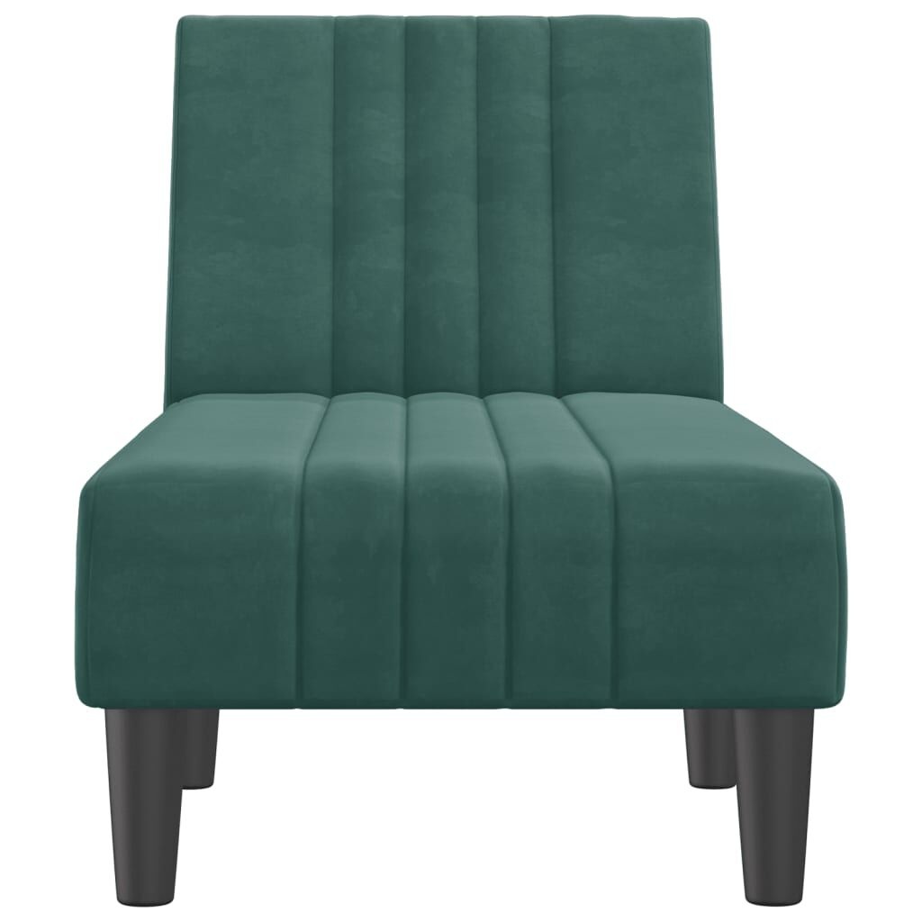 vidaXL Chaise Longue Donkergroen -55%! Krasje, Topdeal!
