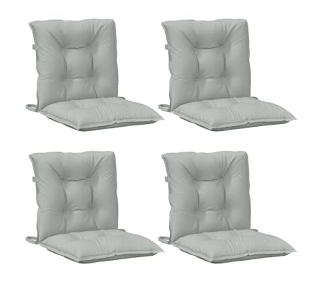 vidaXL Stoelkussens (4x) Lichtgrijs - 35% Korting!