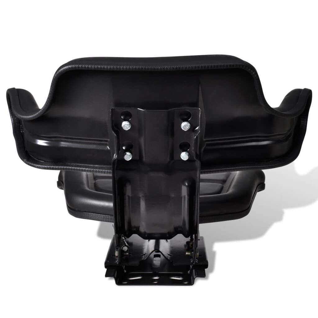 Tractorstoel met Rugleuning Zwart - 50% Korting!