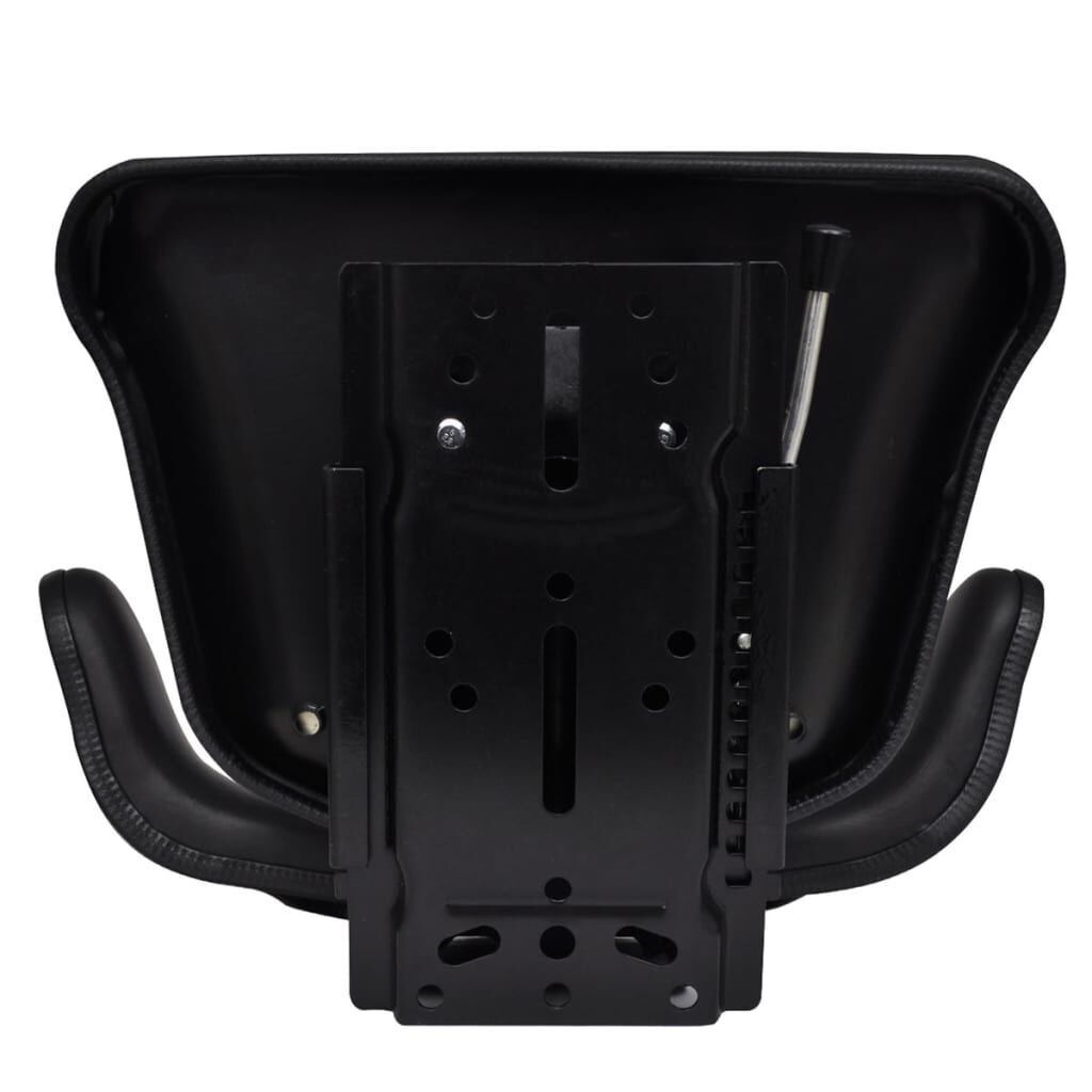 Tractorstoel met Rugleuning Zwart - 50% Korting!
