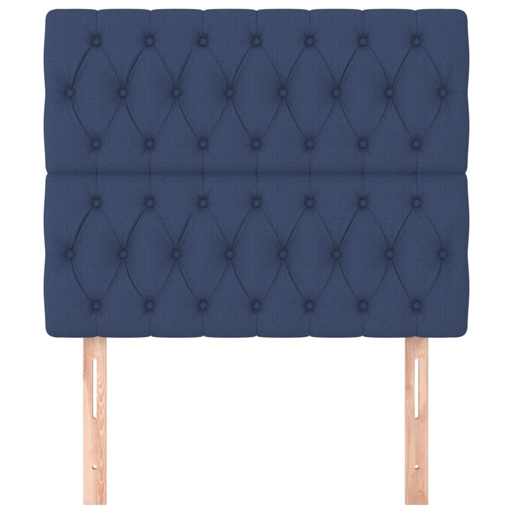 VidaXL Hoofdborden (2x) Blauw 100cm - 50% Korting! (Scheurtje)