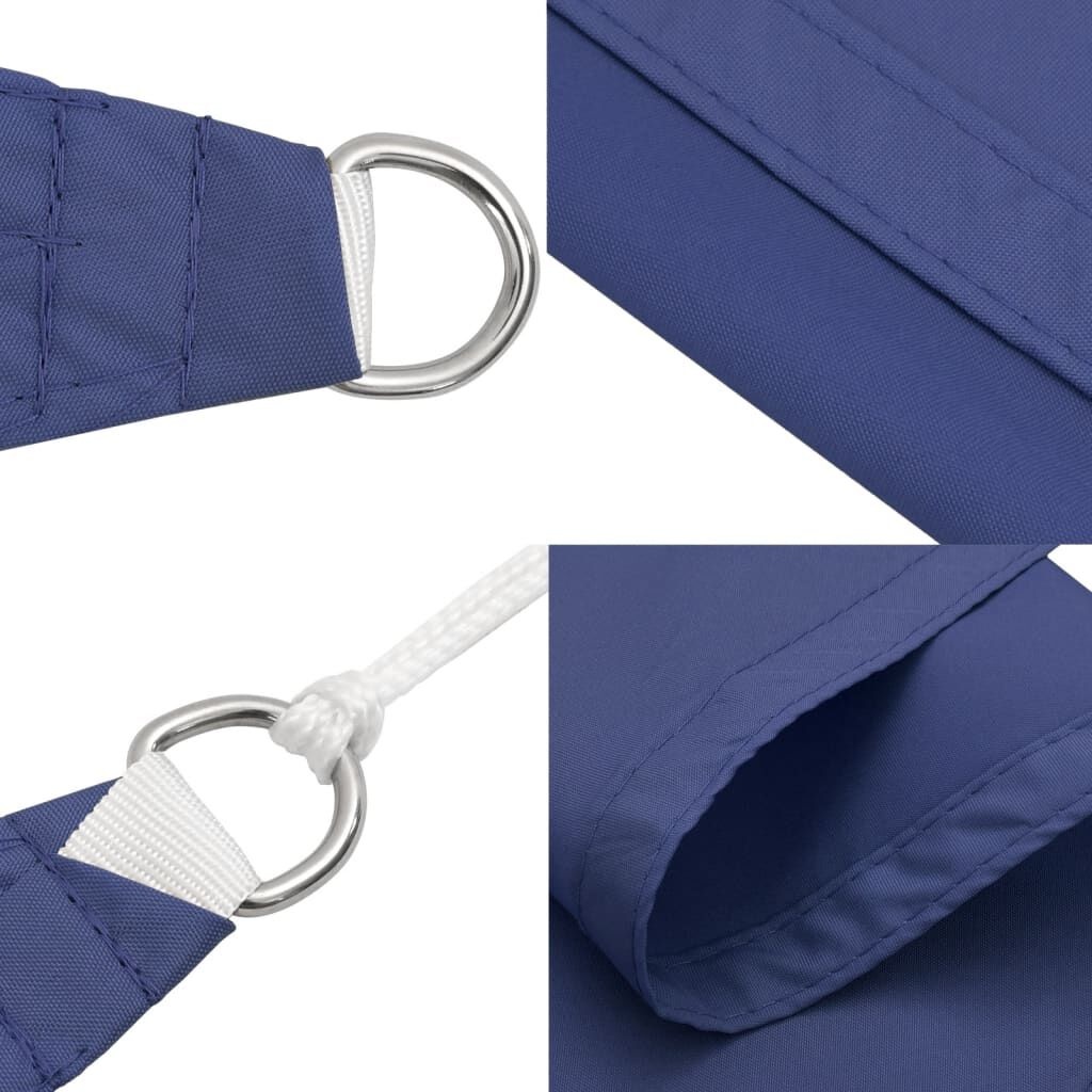 vidaXL Schaduwdoek Vierkant 3x3m Blauw - 45% Korting!