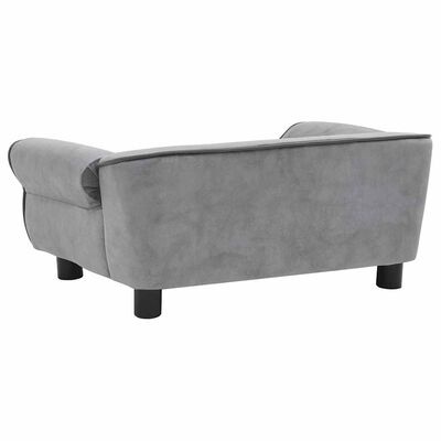 VidaXL Hondenbank Grijs - 35% Korting! Pluche & Comfortabel