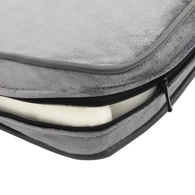 VidaXL Hondenbank Grijs - 35% Korting! Pluche & Comfortabel