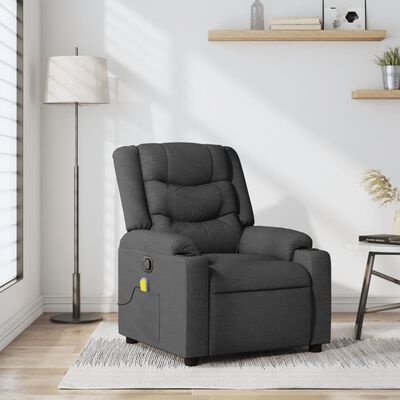vidaXL Massagestoel Donkergrijs - 42% Korting!